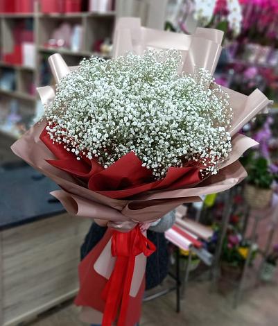 Букет цветов из: Гипсофила в Львовском