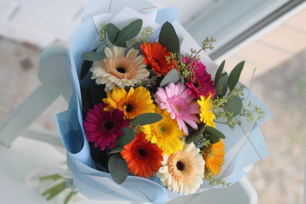 Букет цветов из: Герберы в Львовском