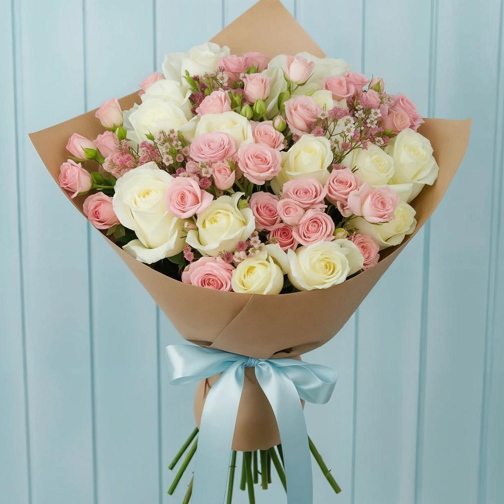 Букет романтичный подарок в Львовском Букет цветов из: Розы в Львовском