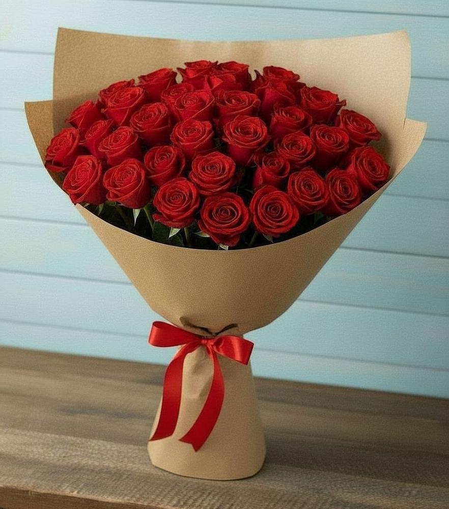 Букет Красные розы Милано в Львовском