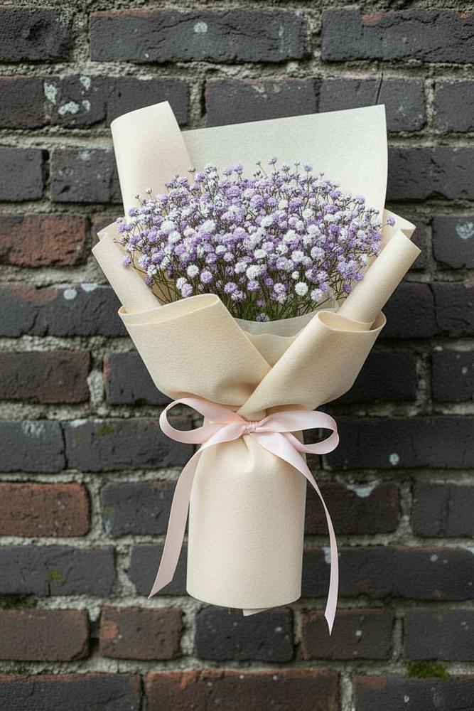 Букет цветов из: Гипсофила в Львовском