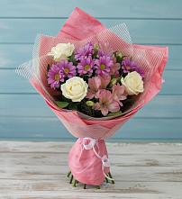 Букет цветов из:  Герберы в Львовском