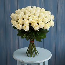Букет 51 Белая роза Эдлесс Лав #REPLACE_PRED# Львовском