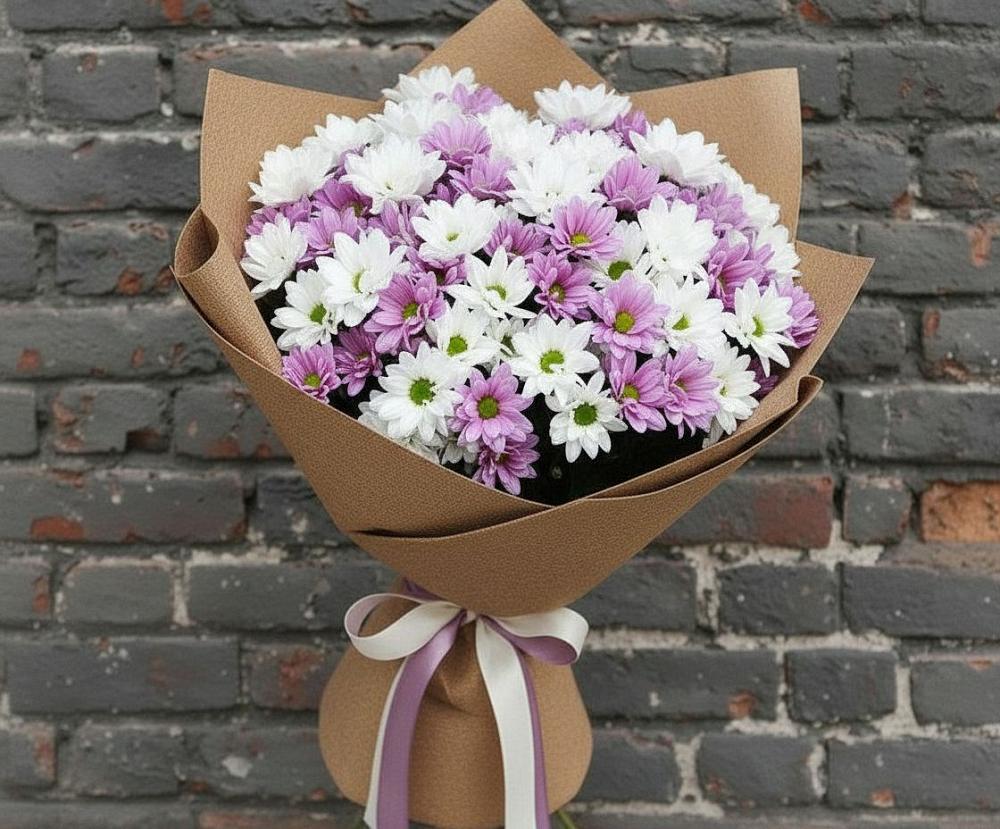 Букет цветов из: Хризантемы в Львовском