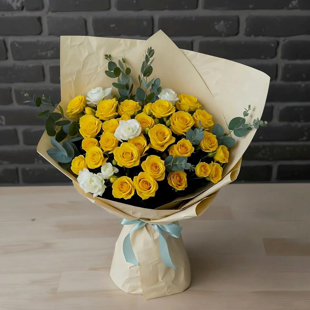 Букет цветов из: Розы в Львовском