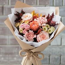 Букет цветов из:  Гвоздики, Хризантемы и Розы #REPLACE_PRED# Львовском