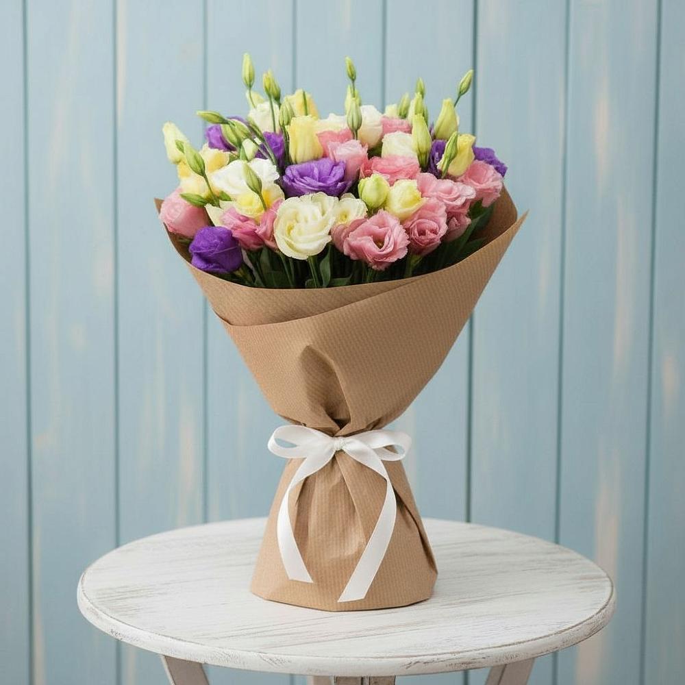 Букет цветов из: Лизиантусы в Львовском