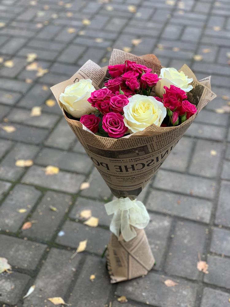 Букет цветов из: Розы в Львовском