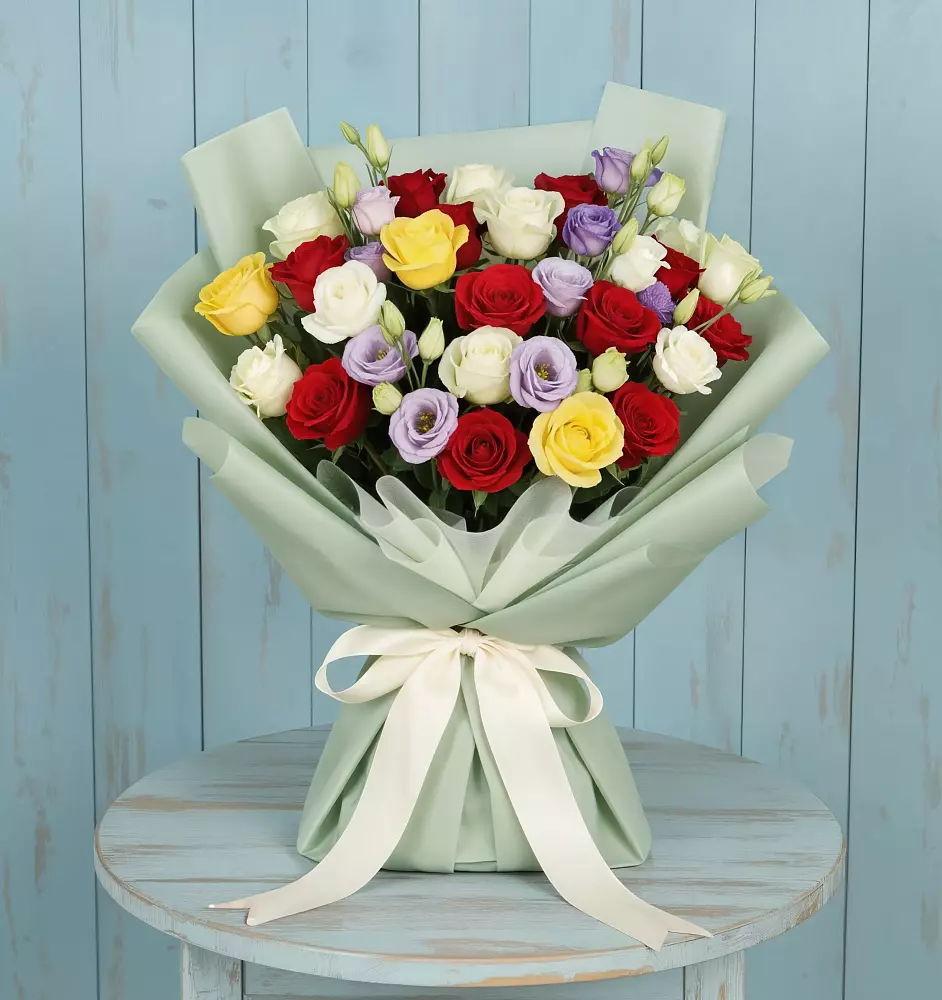 Букет цветов из: Розы в Львовском