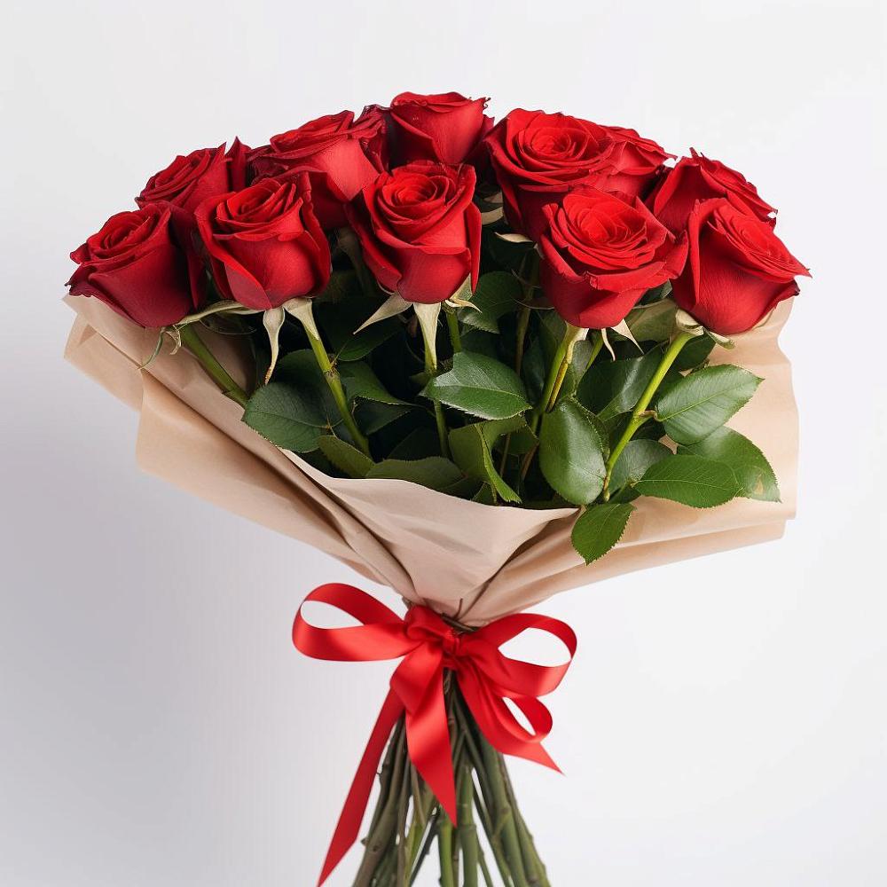 Букет 11 Красных роз Эдлесс Лав в Львовском